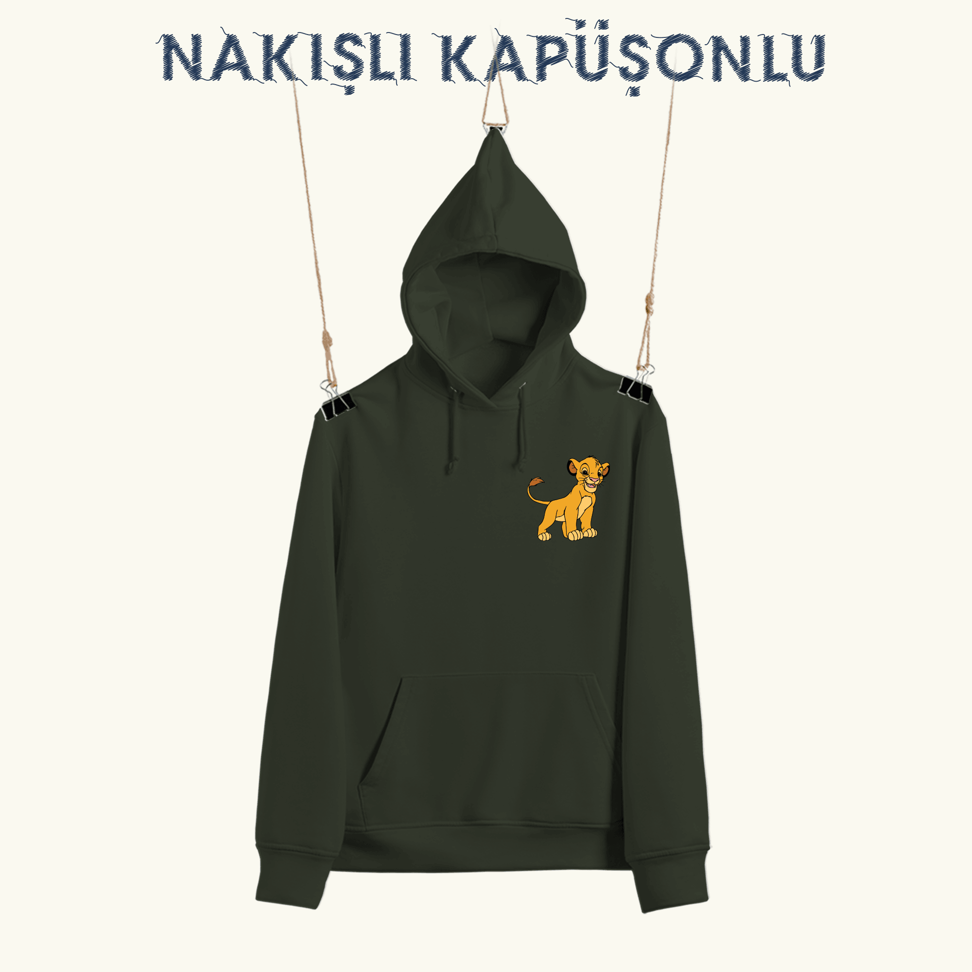 Aslan Kral Simba (NAKIŞLI KAPÜŞONLU)