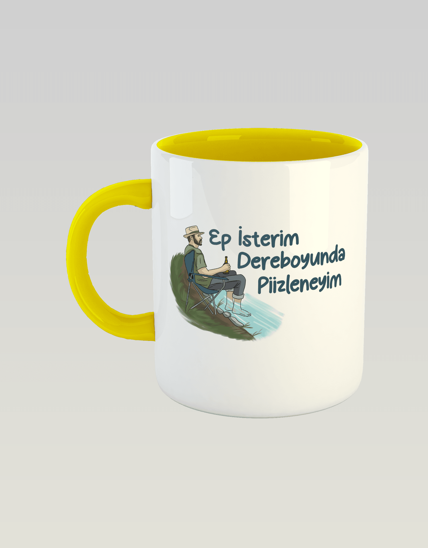 Ep İsterim Dereboyunda Piizleneyim (Porselen Kupa)