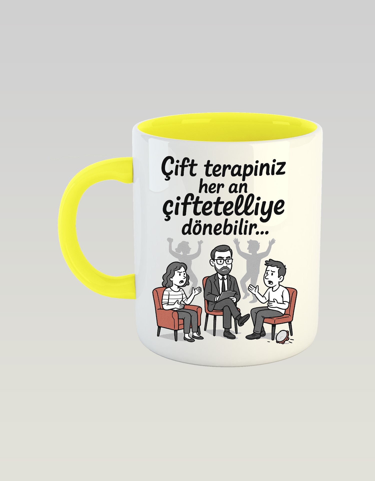 Çift Terapiniz Her An Çiftetelliye Dönebilir (Porselen Kupa)