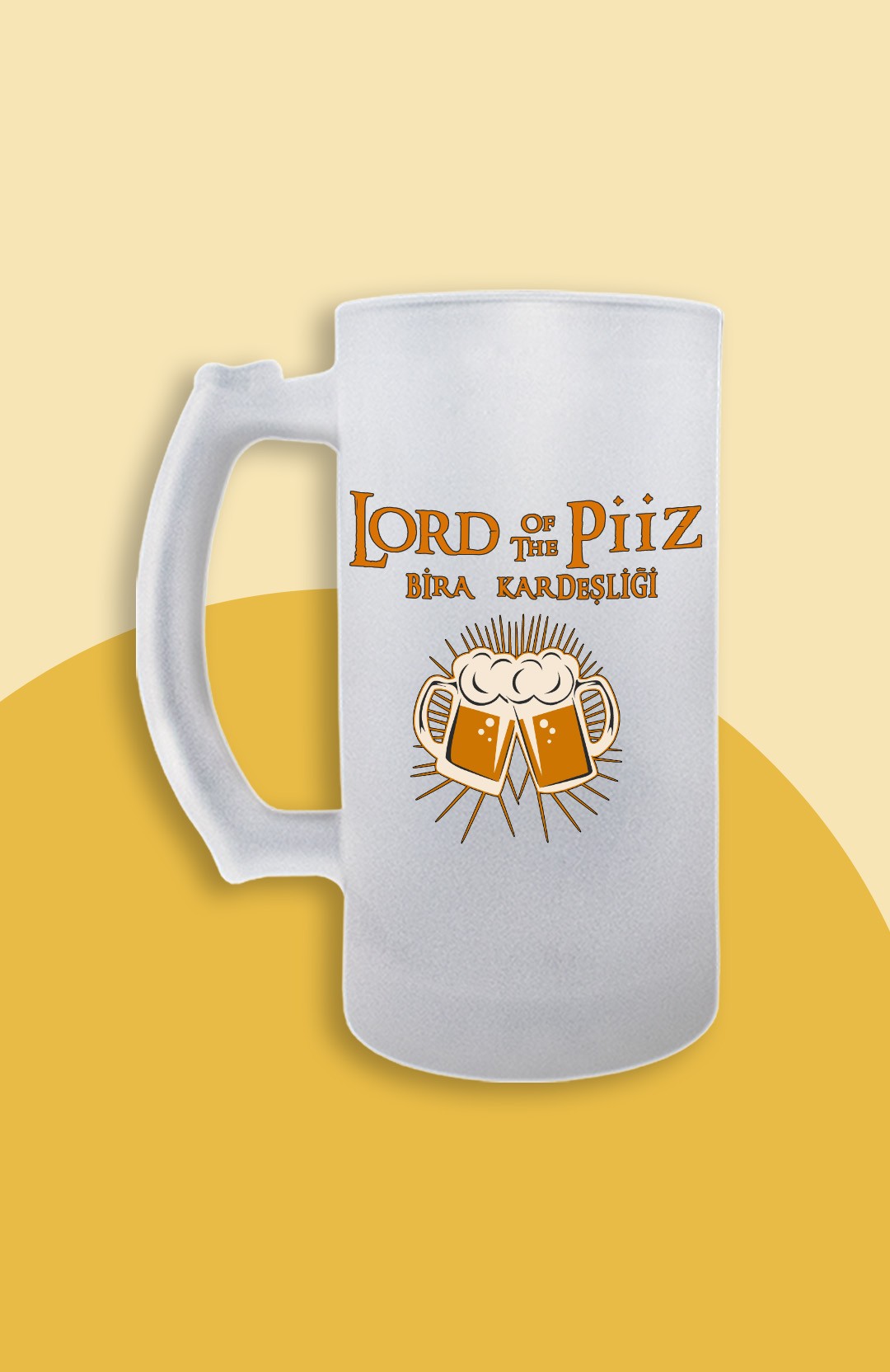 Lord Of The Piiz Bira Kardeşliği (Bira Bardağı)