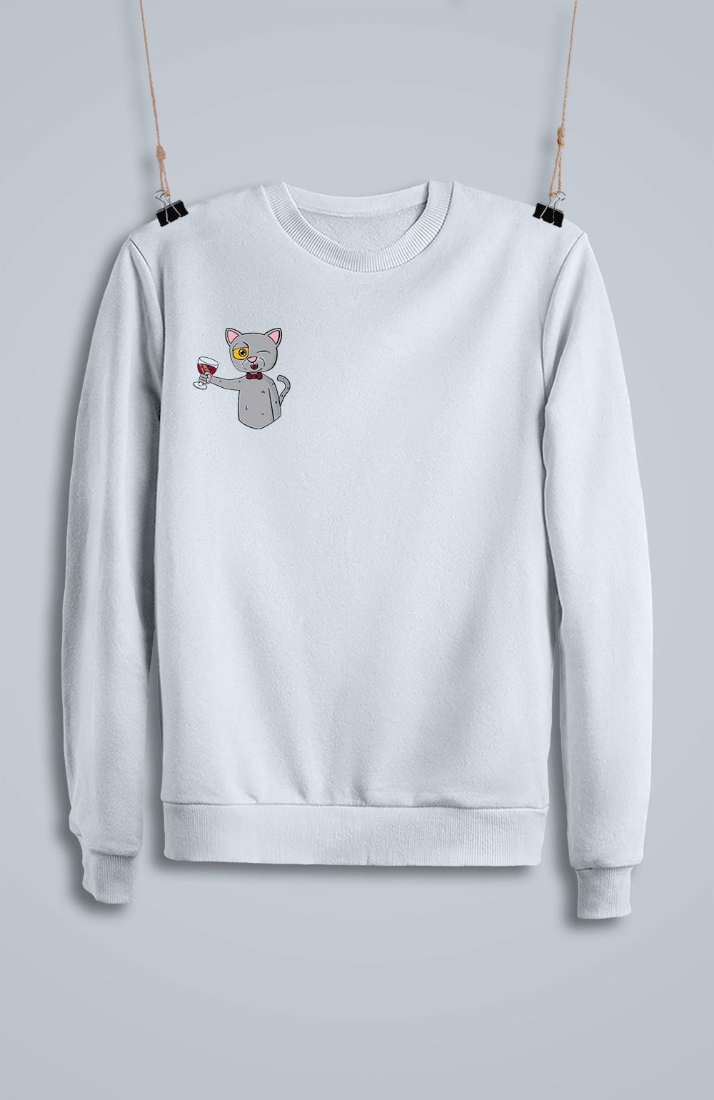 Şarapçı Kedi (Sweatshirt)