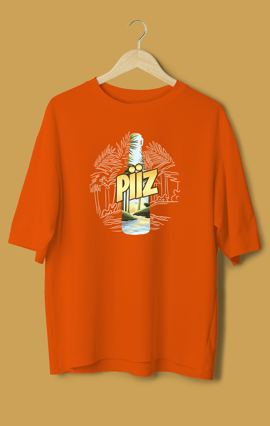 Piizde Hayat Var! (Orijinal Oversize Tişört)