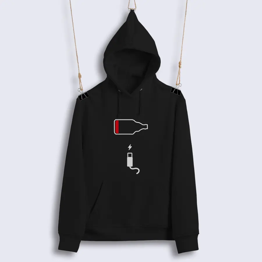 Unisex Kapüşonlu Sweat - Bira Şarj