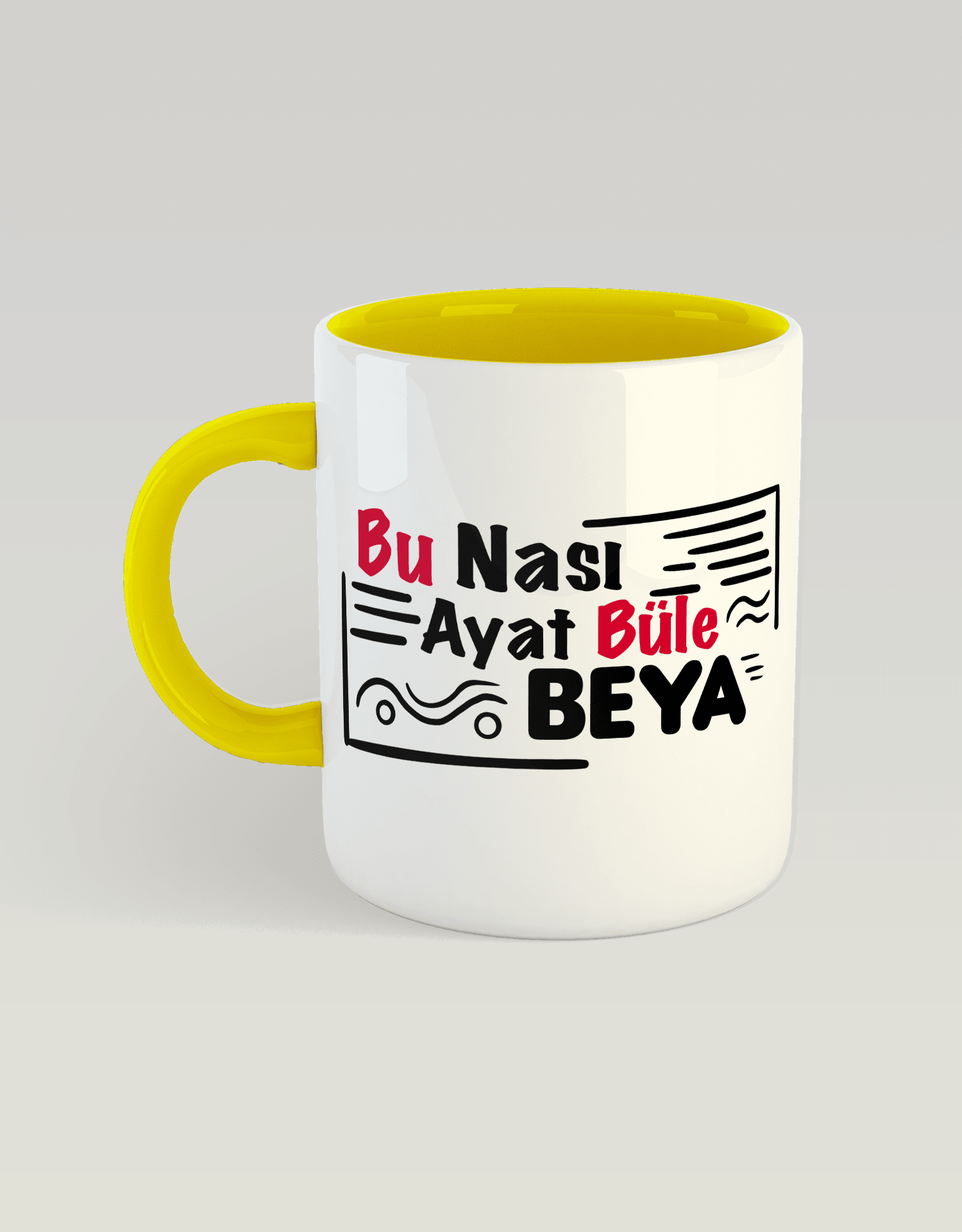 Bu nası ayat büle beya (Porselen Kupa) kupa07
