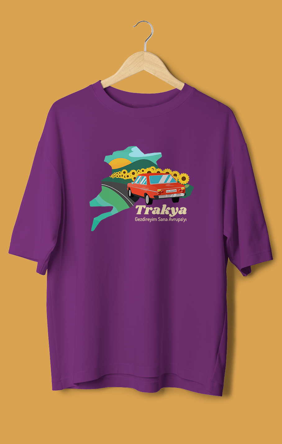 Trakya Gezdireyim Sana Avrupayı (Orijinal Oversize Tişört)