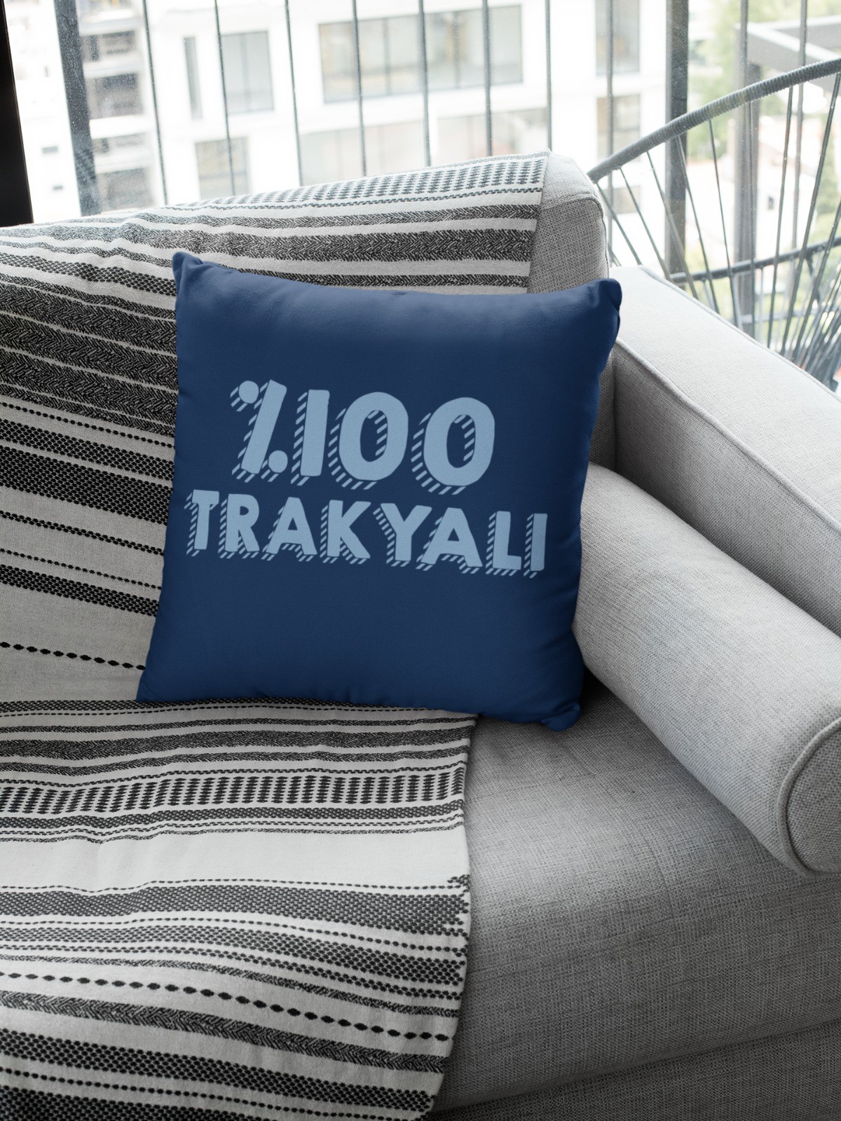 %100 Trakyalı (Kare Yastık)