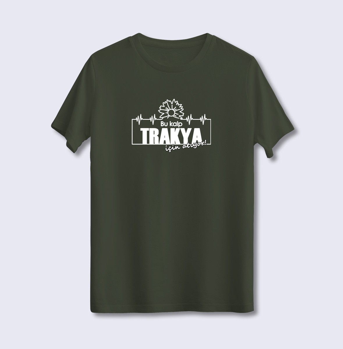 Bu Kalp Trakya İçin Atıyor (Üniseks Tişört)