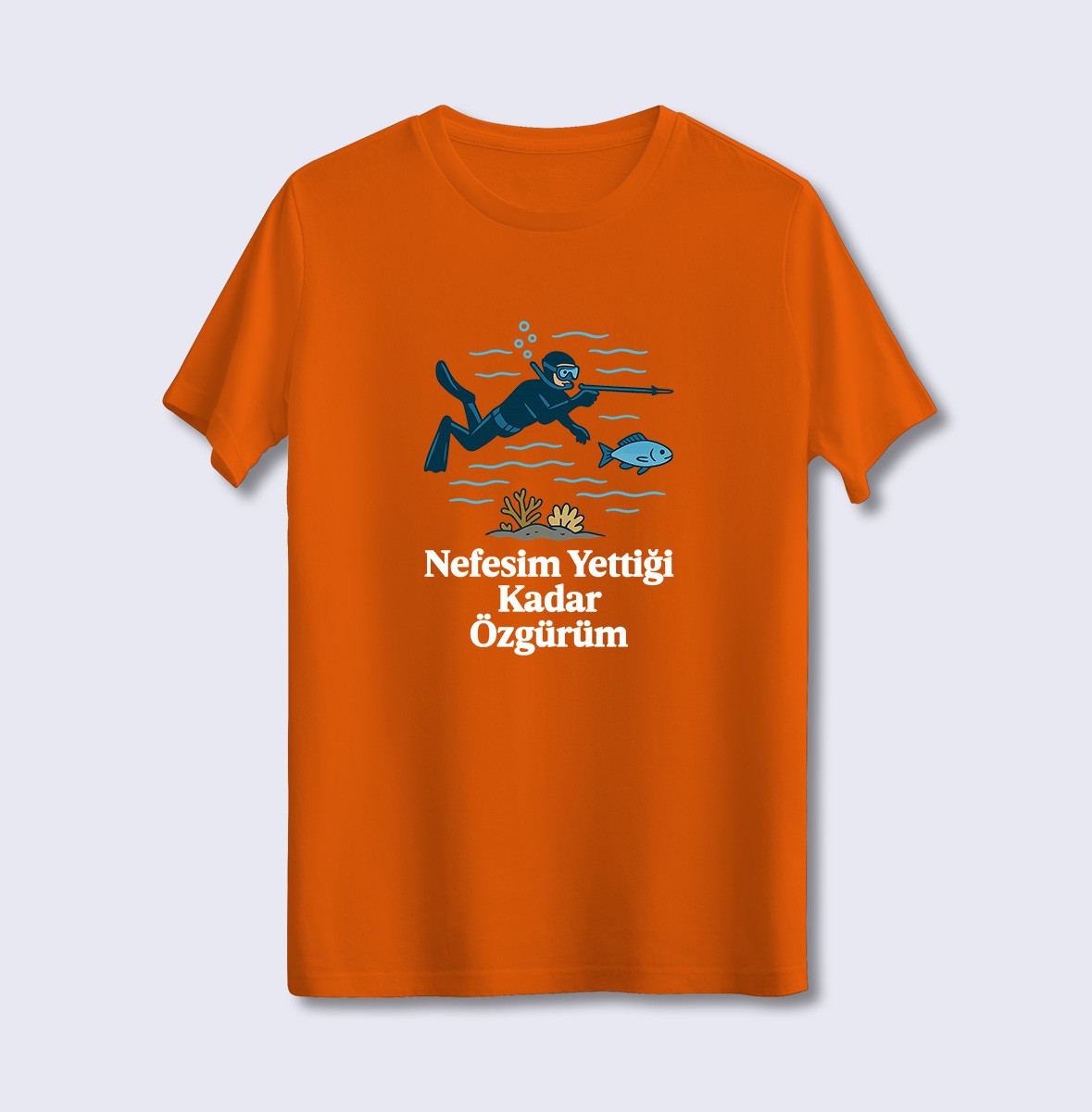 Nefesim Yettiği Kadar Özgürüm (Üniseks Tişört)