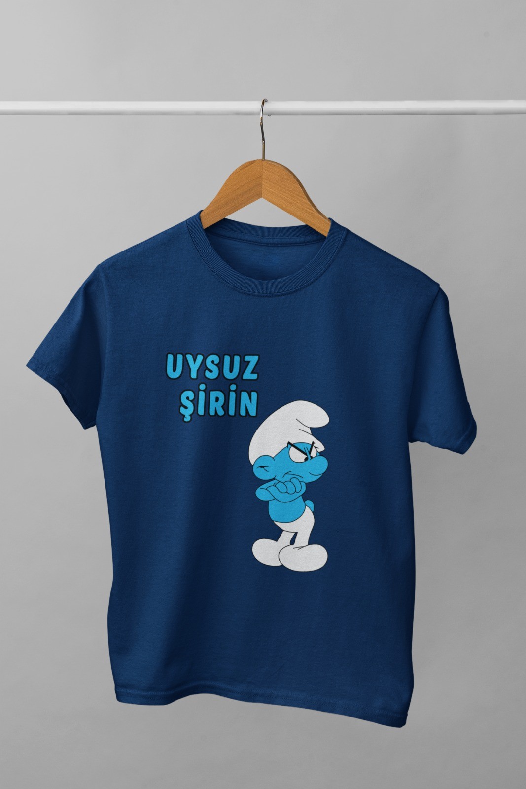 Uysuz Şirin (Çocuk Tişört)