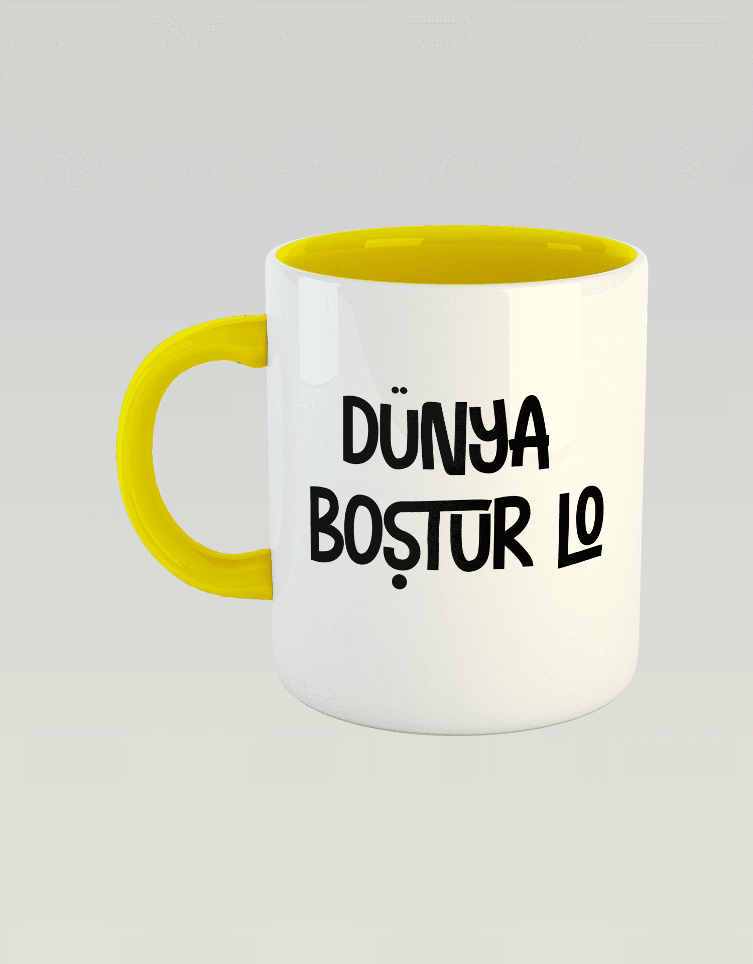 Dünya Boştur Lo (Porselen Kupa)