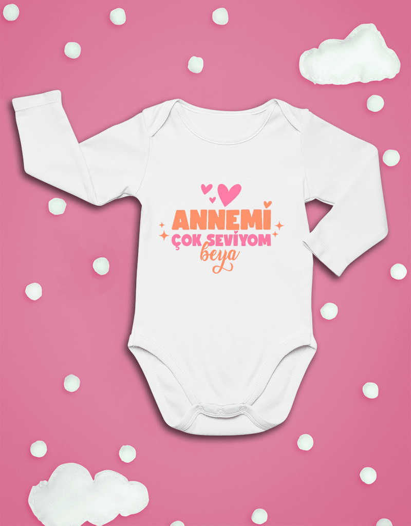 Annemi Çok Seviyom Beya (Uzun Kollu Zıbın)