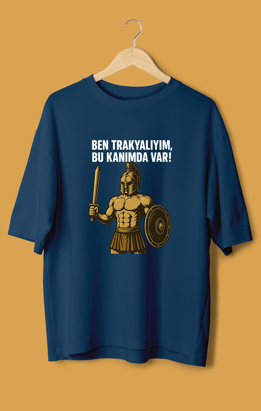  Ben Trakyalıyım, Bu Kanımda Var (Orijinal Oversize Tişört)