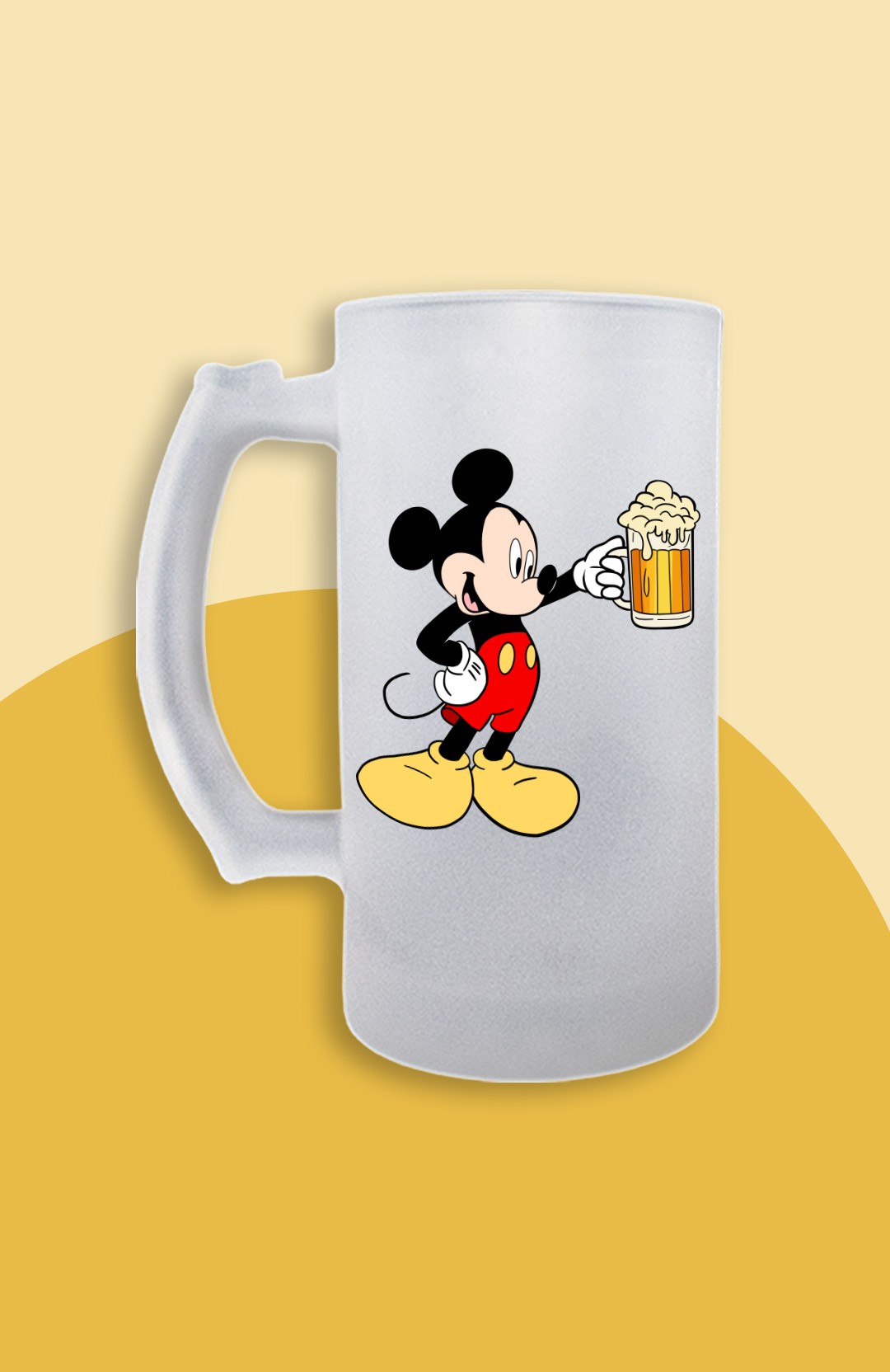 Mickey Mouse Bira  (Bira Bardağı)