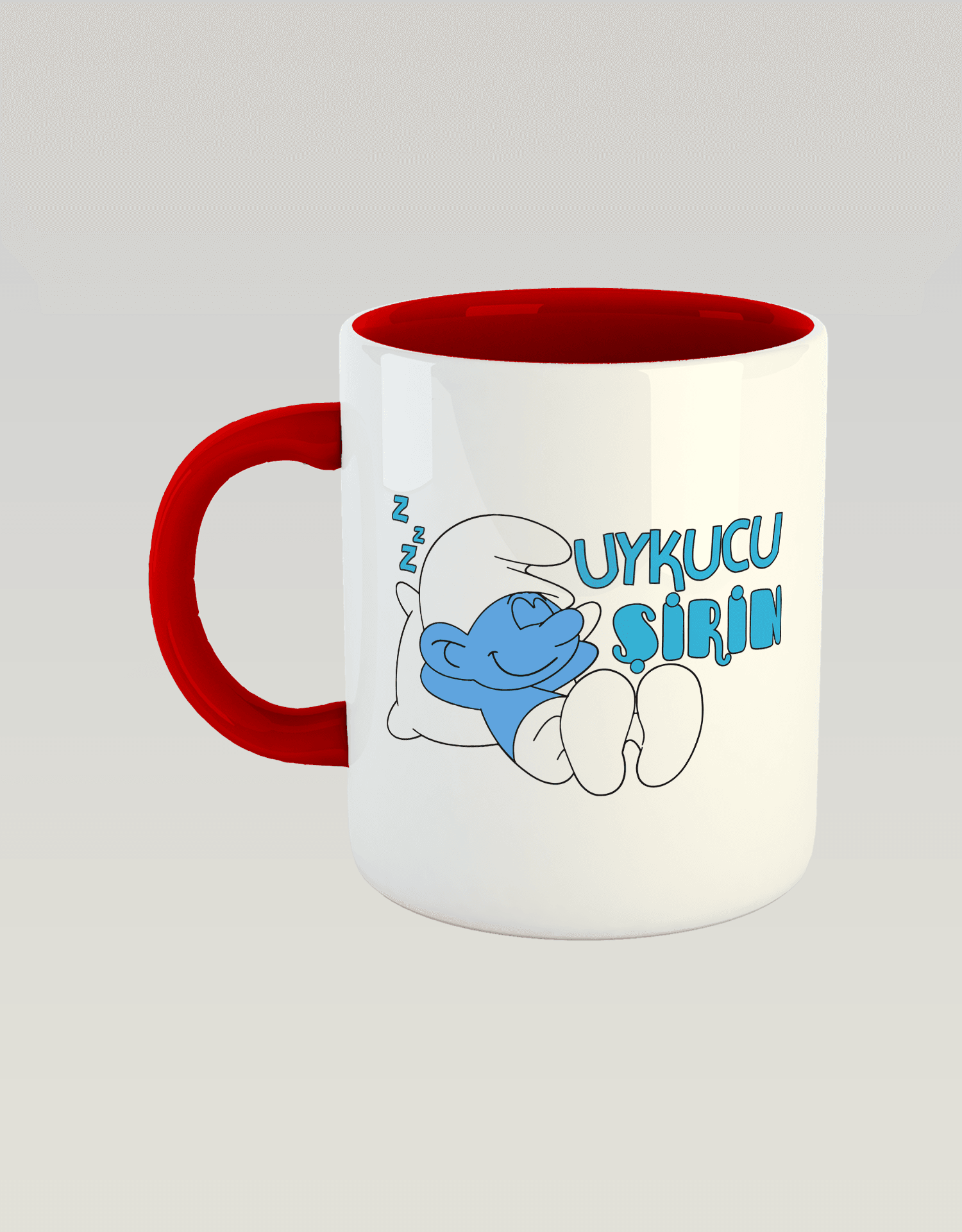 Uykucu Şirin (Porselen Kupa)