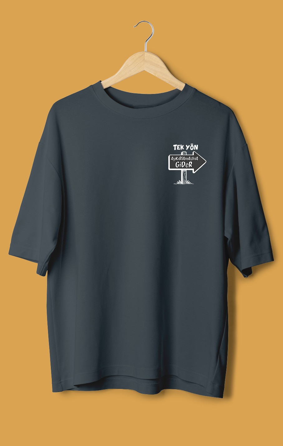 Tek Yön (Orijinal Oversize Tişört)