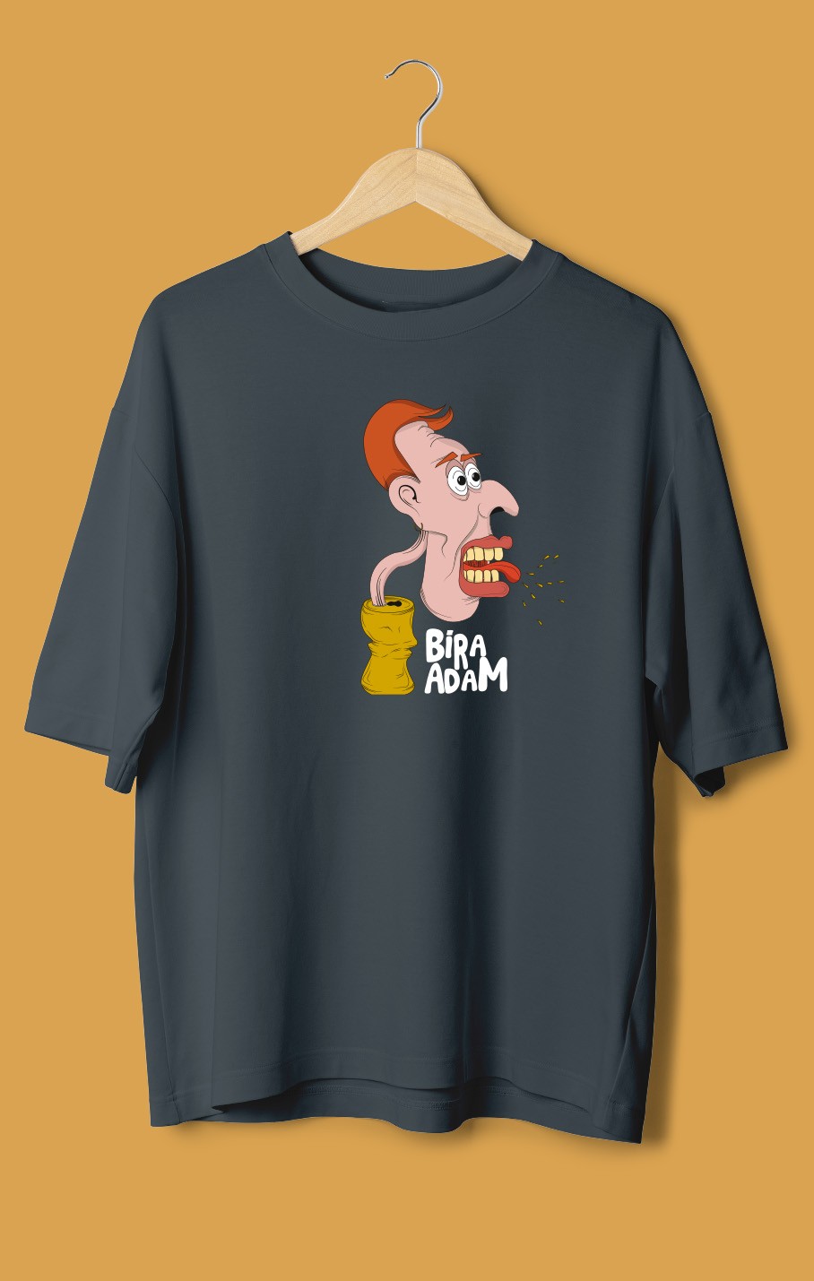 Bira Adam (Orijinal Oversize Tişört)