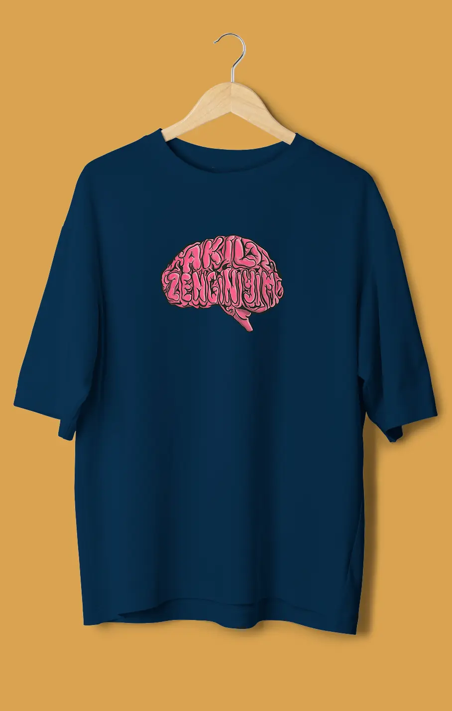 Unisex Oversize Tişört - Akıl Zenginiyim