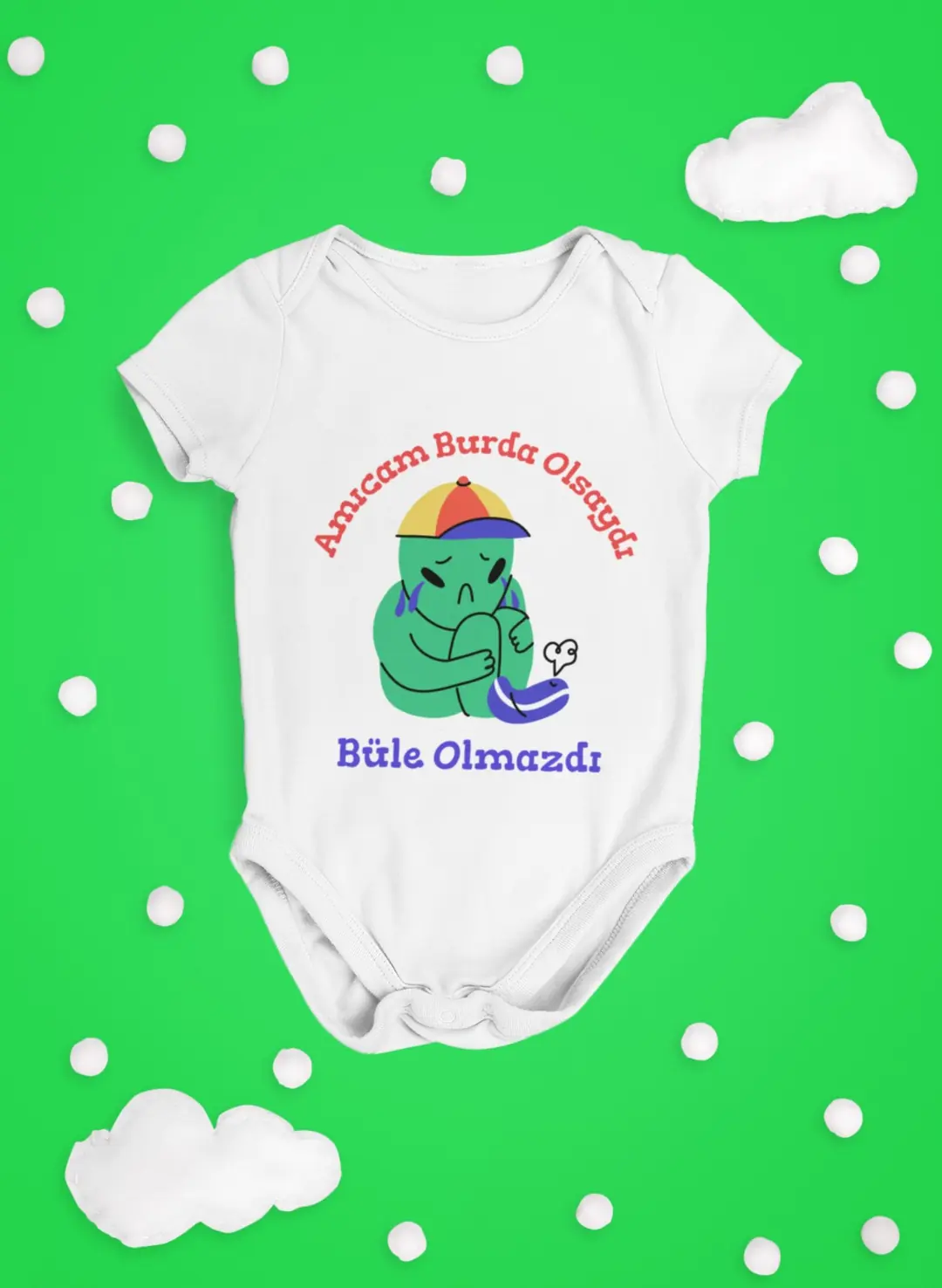 Kız ve Erkek Bebek Zıbın - Amıcam Burda Olsaydı Büle Olmazdı