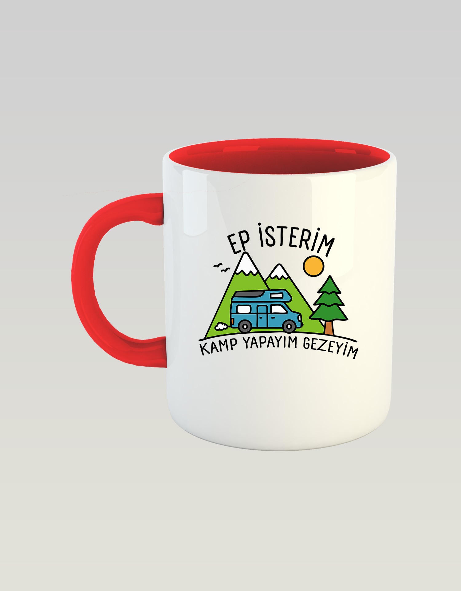 Ep İsterim Kamp Yapayım Gezeyim (Porselen Kupa)