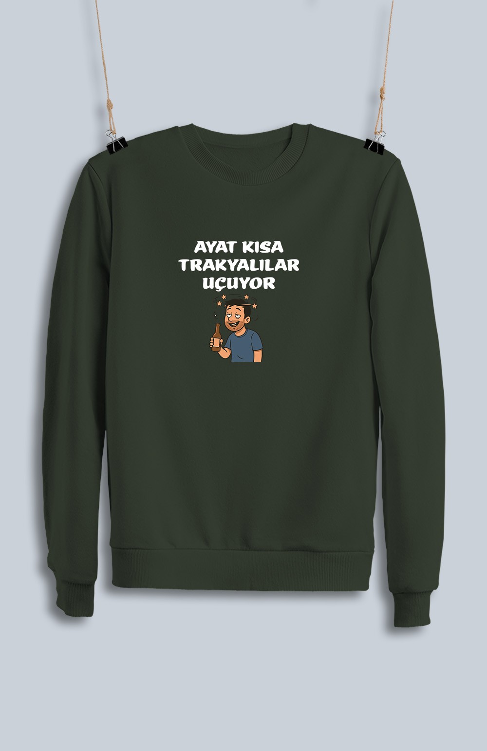 Ayat Kısa Trakyalılar Uçuyor (Sweatshirt)