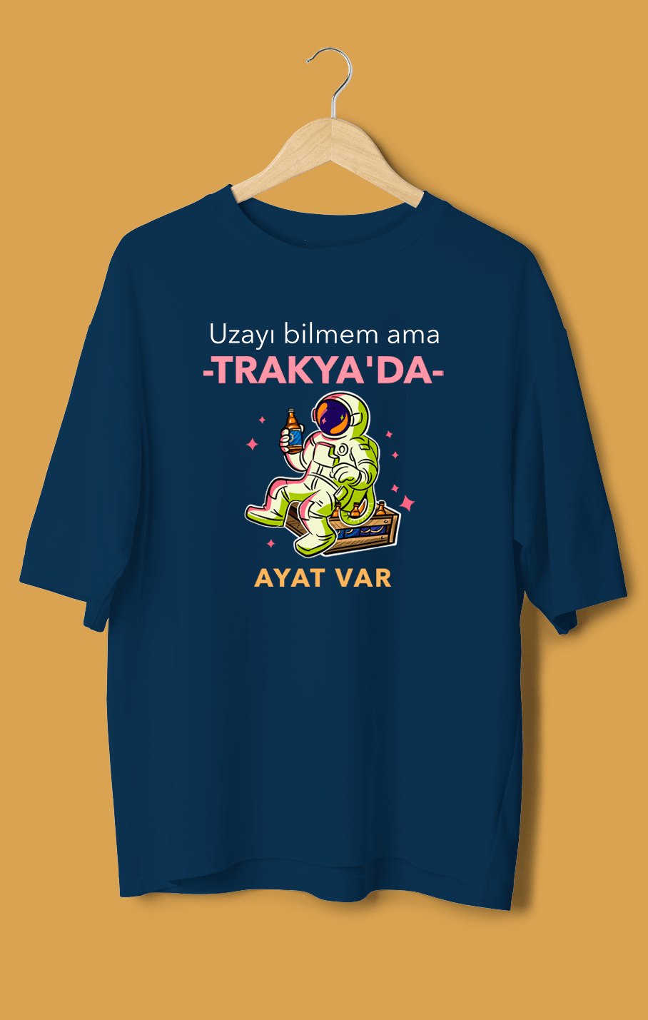 Trakyada Ayat Var (Orijinal Oversize Tişört)