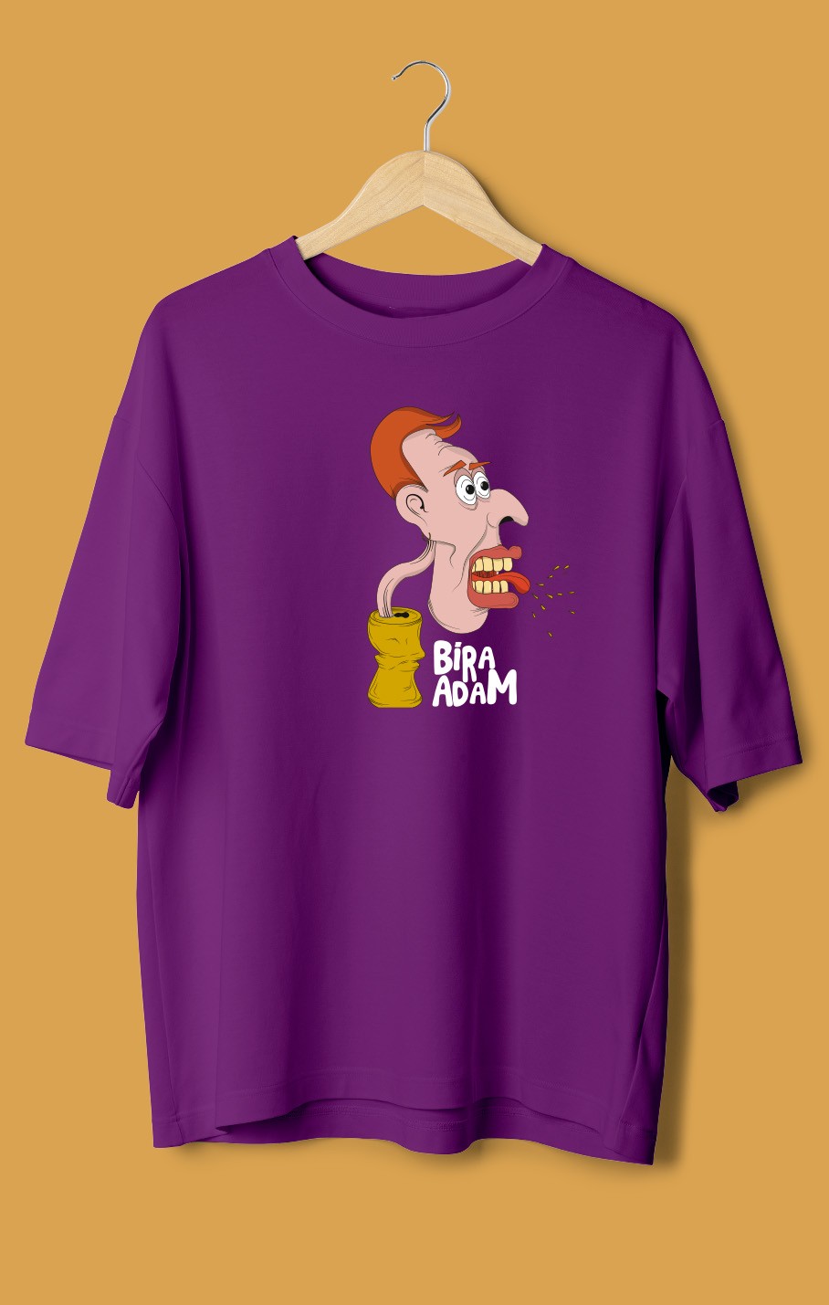 Bira Adam (Orijinal Oversize Tişört)