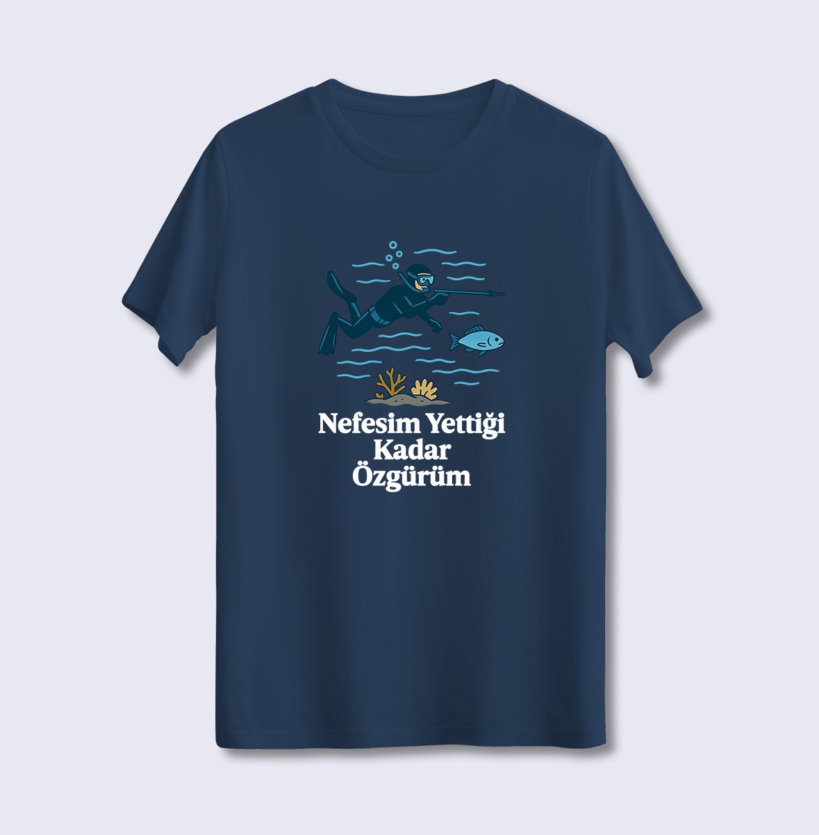 Nefesim Yettiği Kadar Özgürüm (Üniseks Tişört)