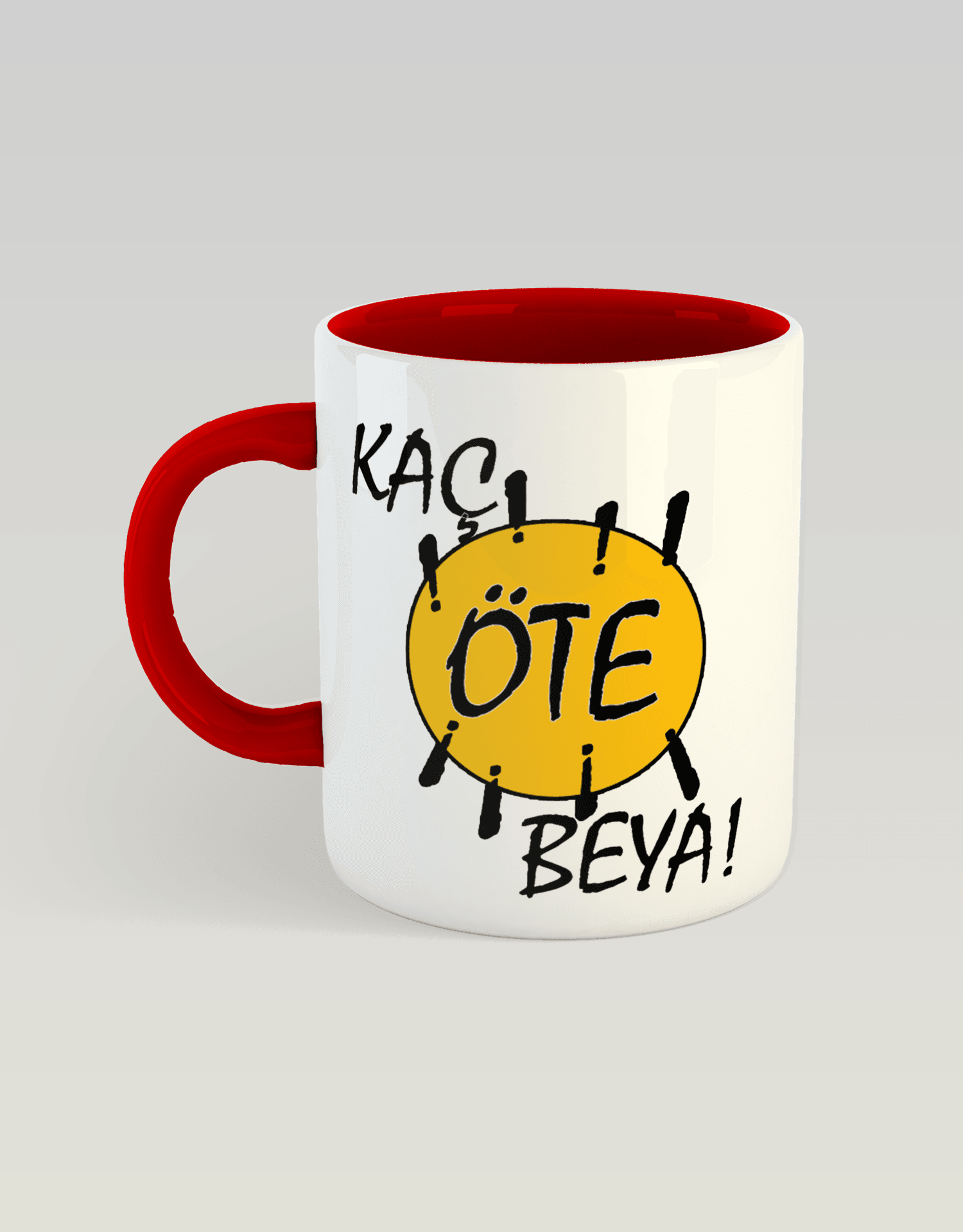 Kaç Öte Beya (Porselen Kupa)