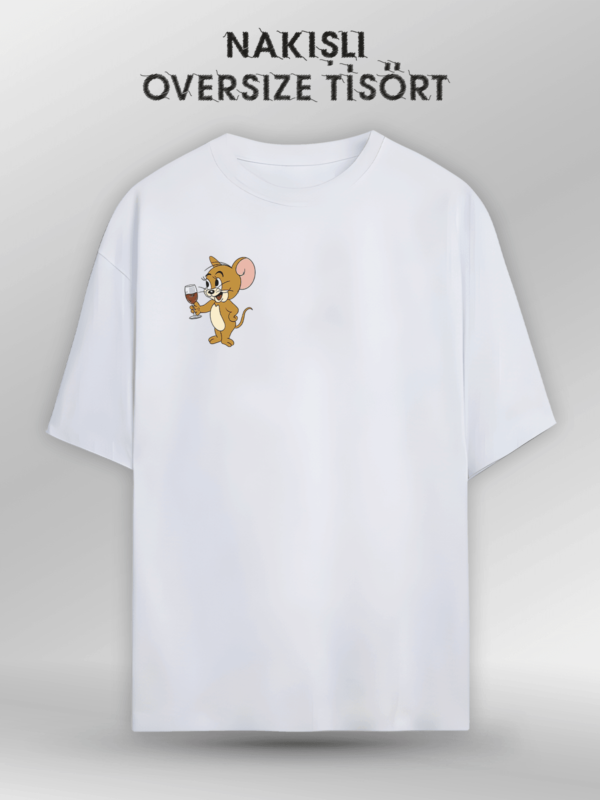 Jerry (Orijinal Oversize Nakışlı Tişört)