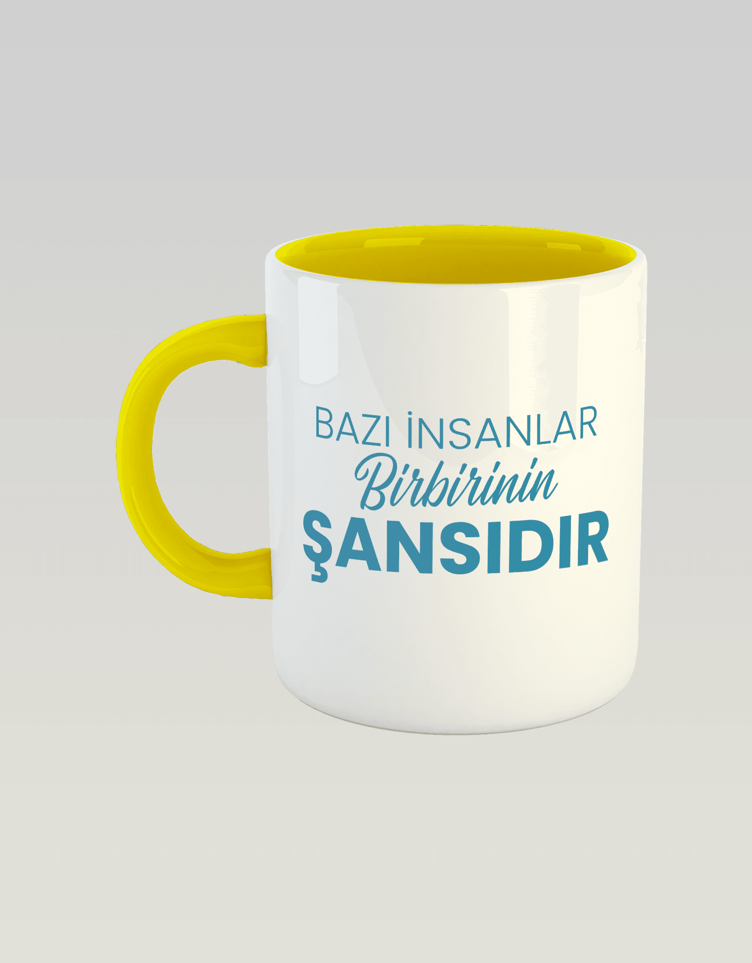 Bazı insanlar birbirinin şansıdır (Porselen Kupa)