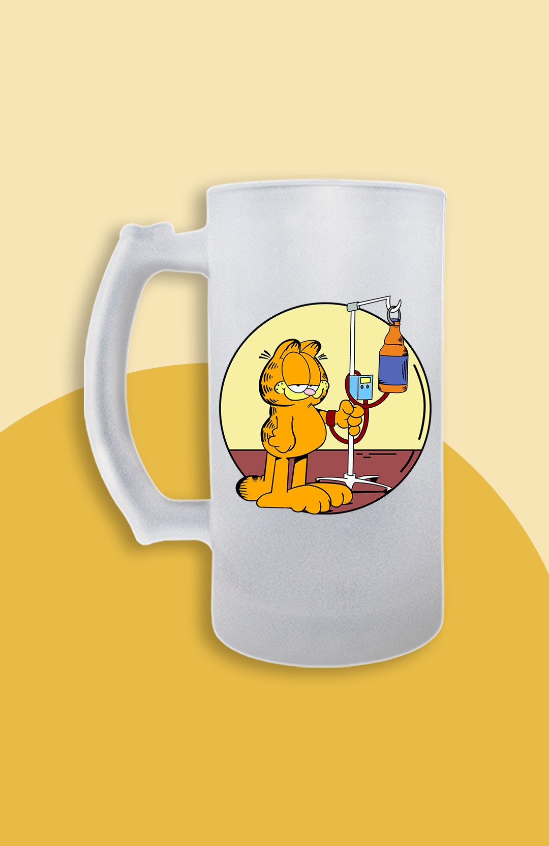 Biracı Garfield (Bira Bardağı)