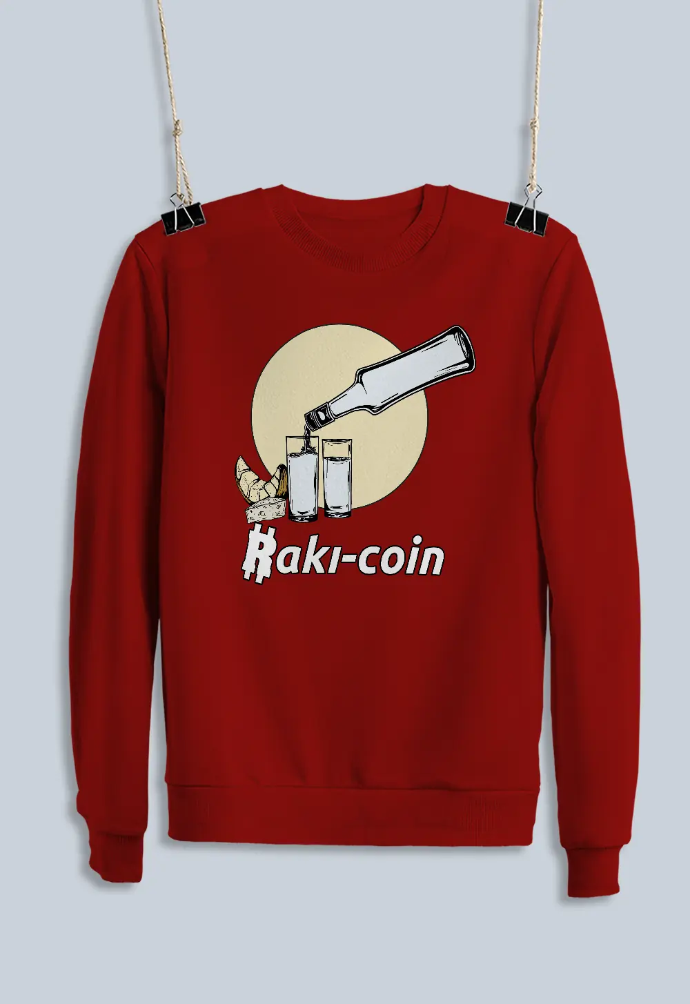 Unisex Sweatshirt - Rakıcoin Mottolu
