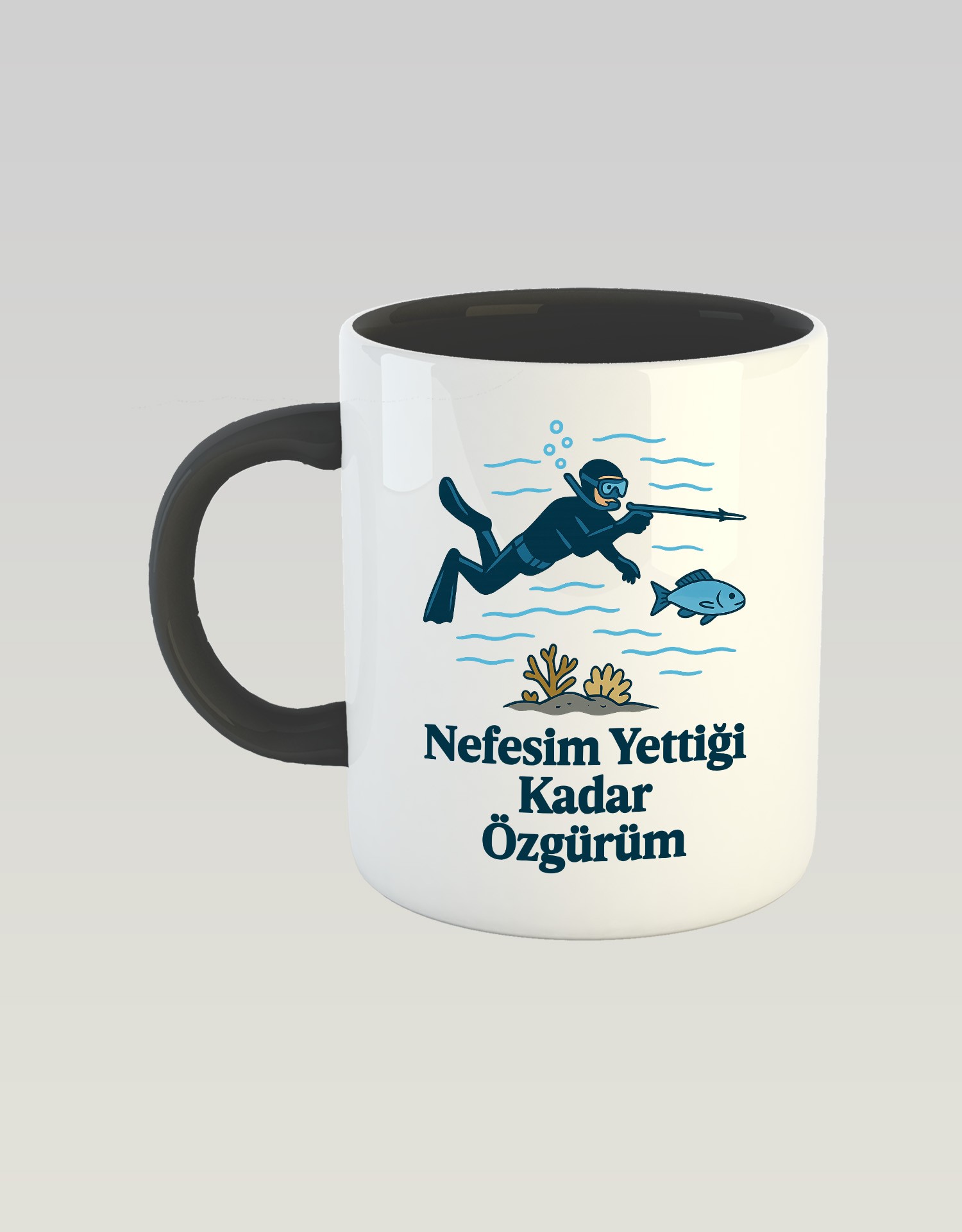 Nefesim Yettiği Kadar Özgürüm (Porselen Kupa)