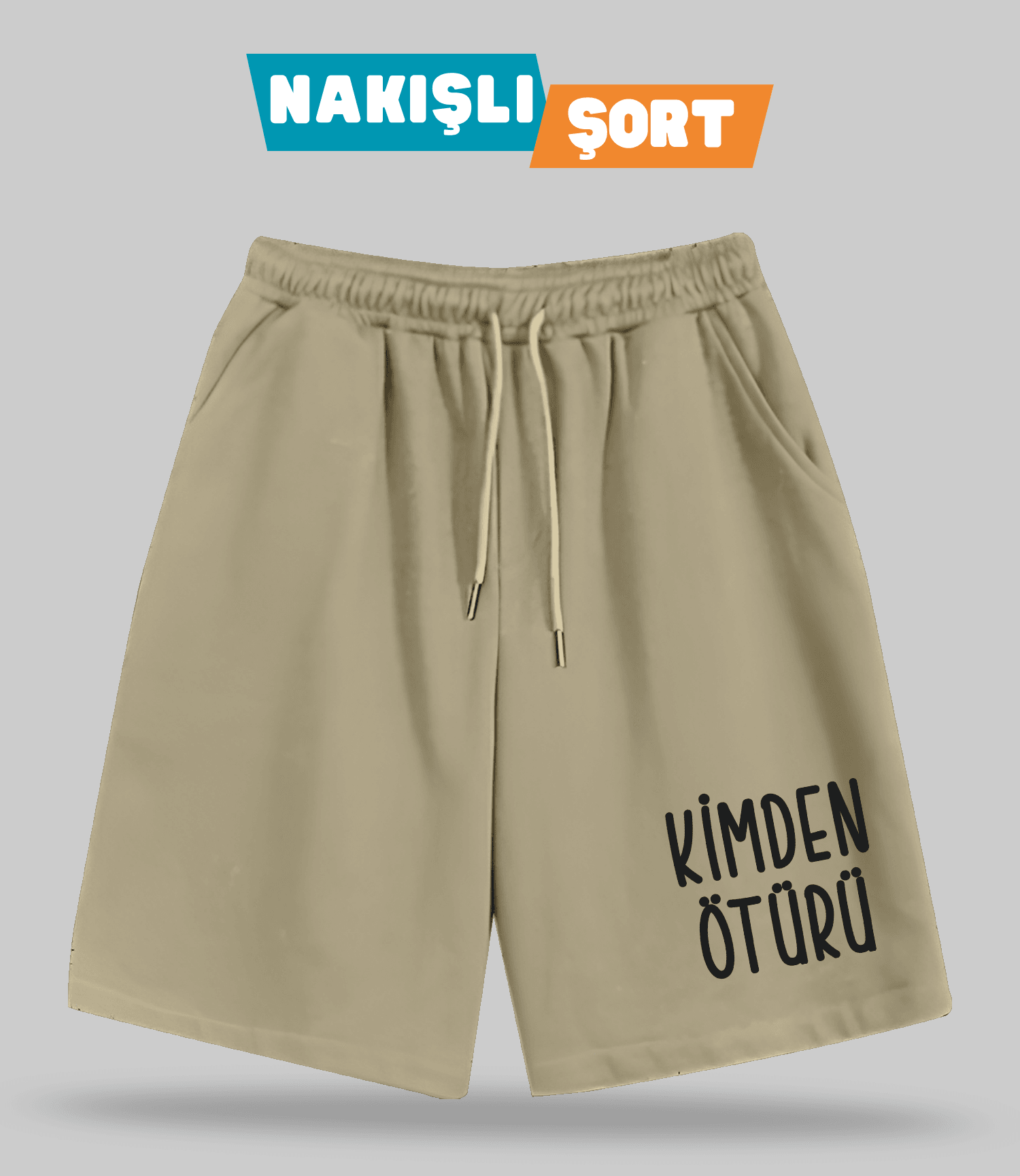 Kimden Ötürü (Nakışlı Erkek Şort)
