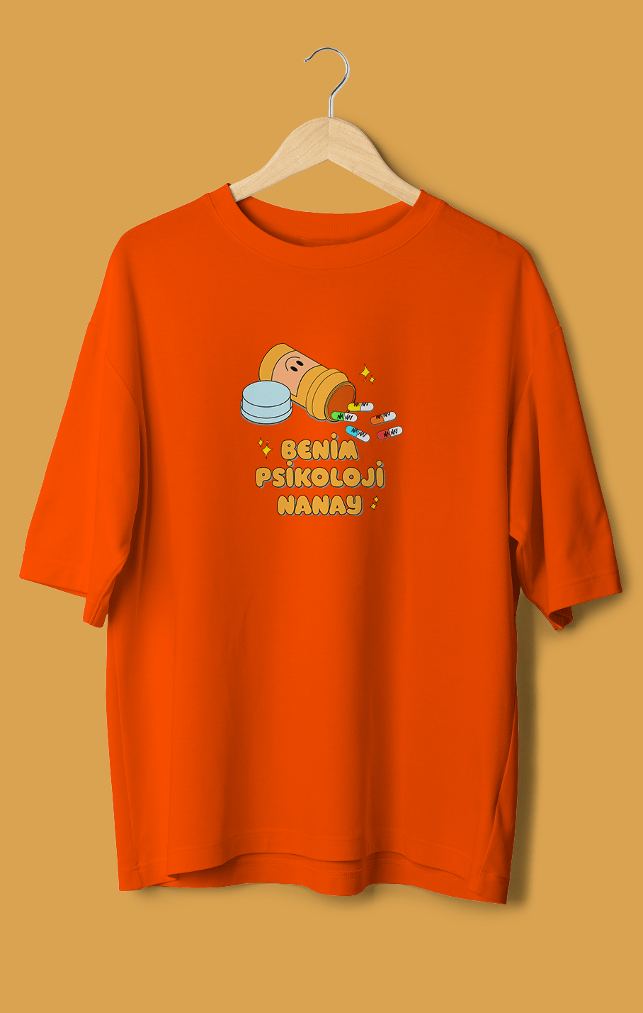 Benim Psikoloji Nanay (Orijinal Oversize Tişört)