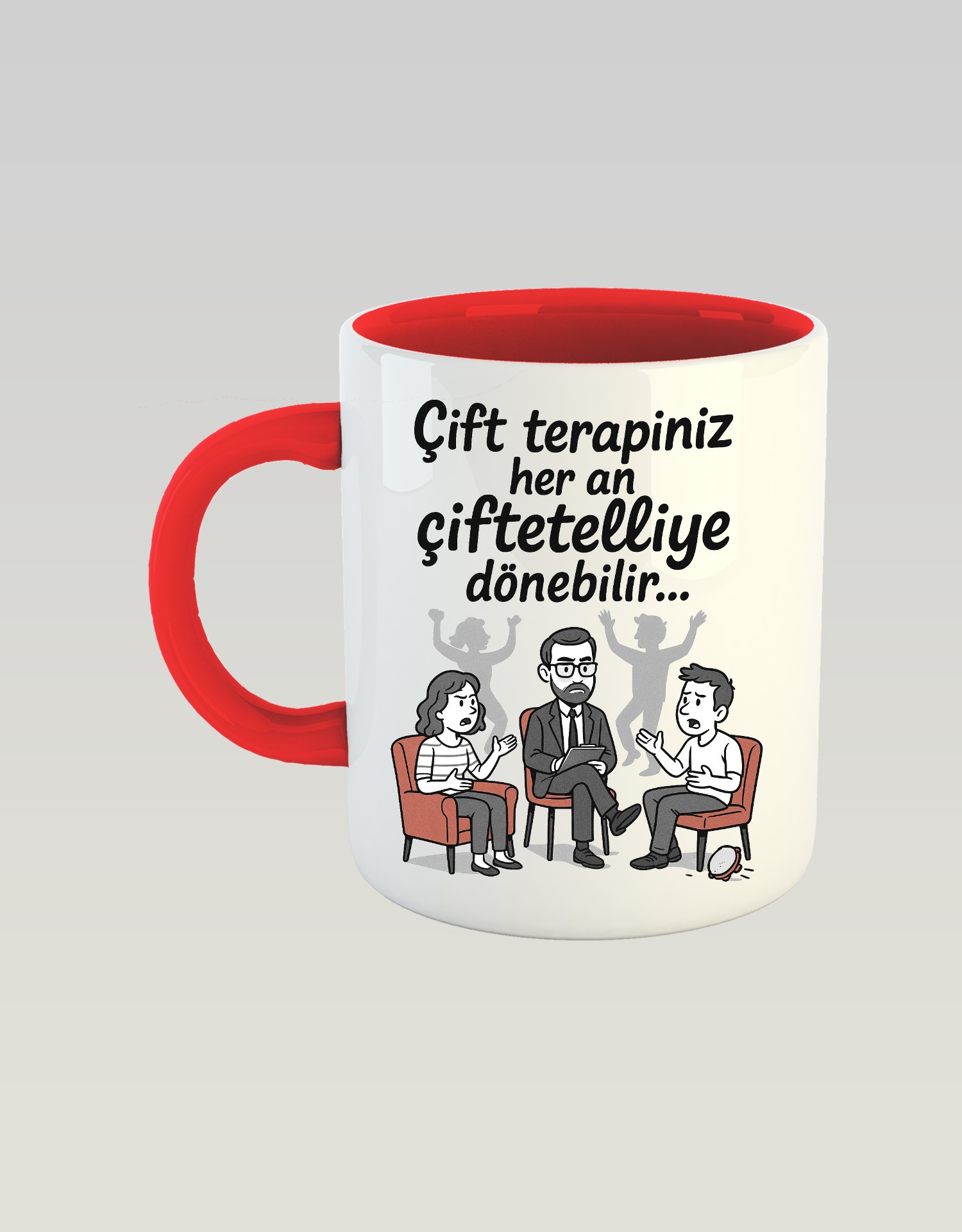 Çift Terapiniz Her An Çiftetelliye Dönebilir (Porselen Kupa)