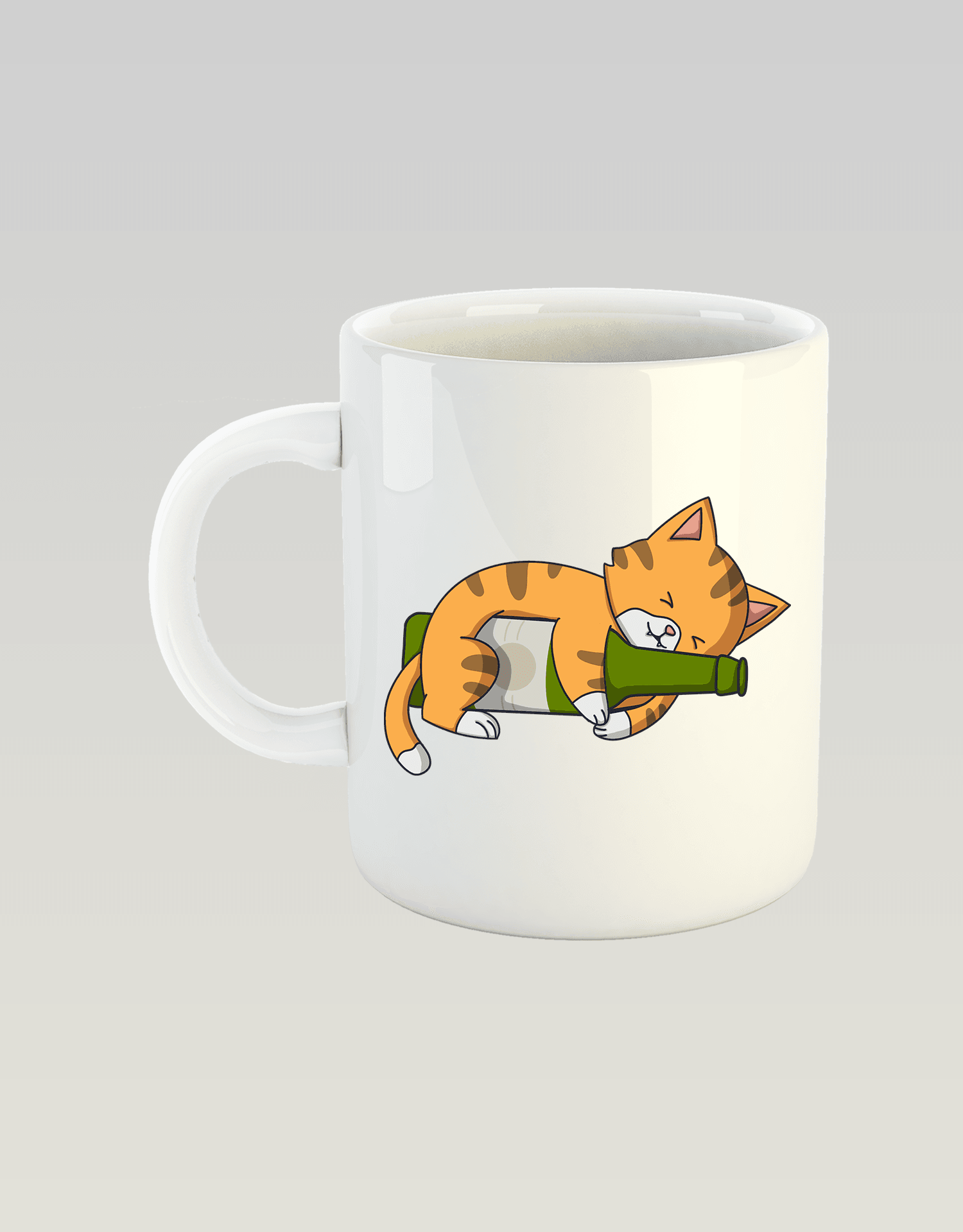Biracı Kedi (Porselen Kupa)