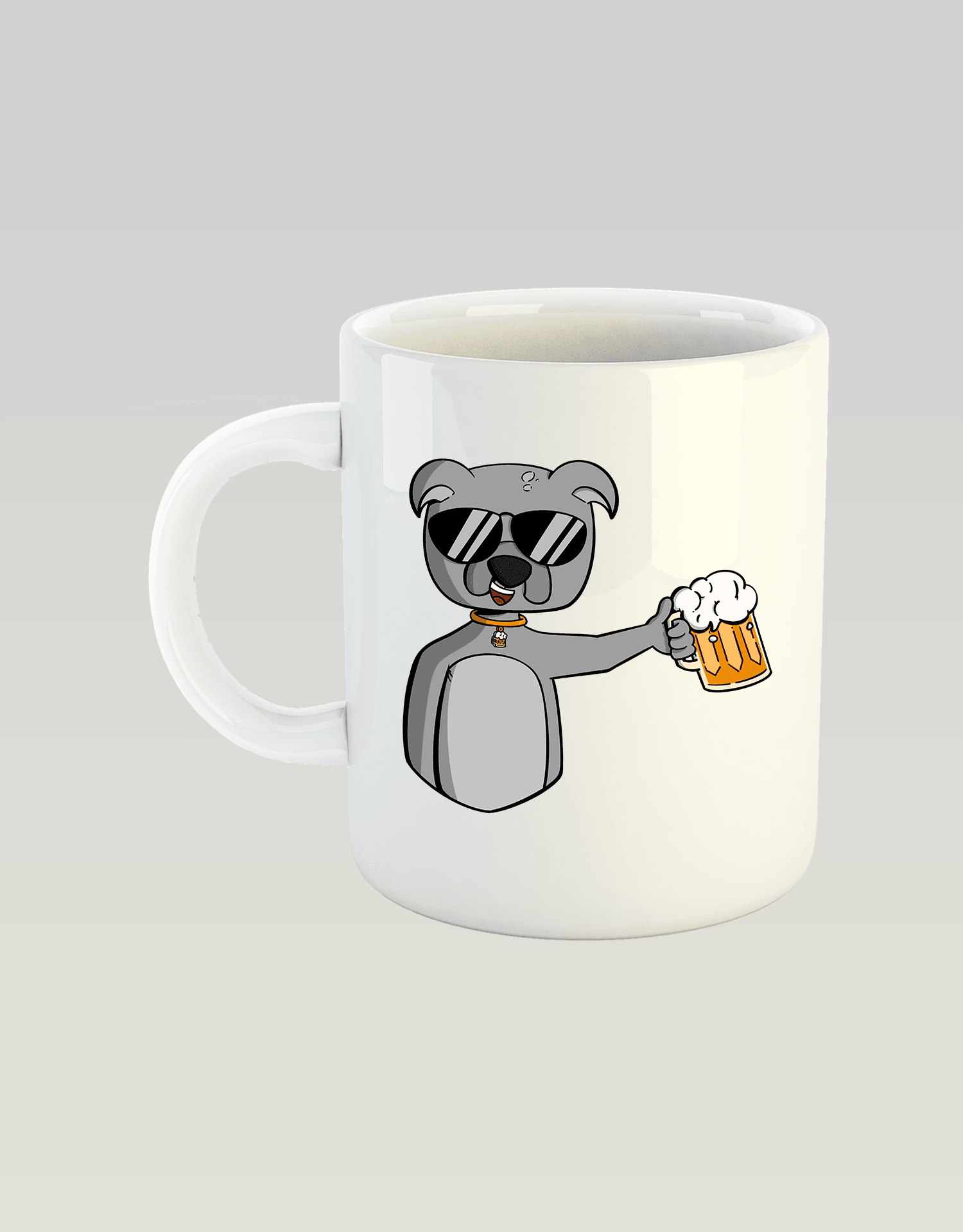 Biracı Köpek (Porselen Kupa)