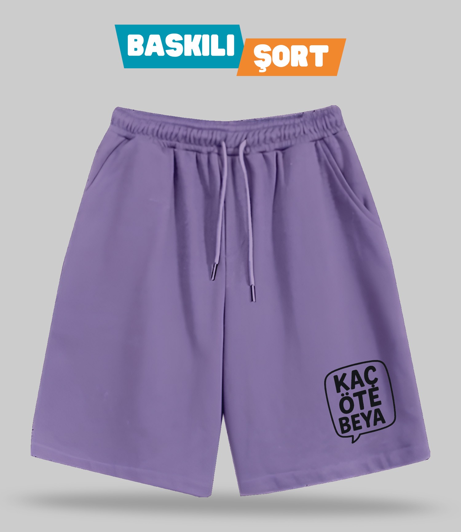 Kaç Öte Beya 2 (Baskılı Erkek Şort)