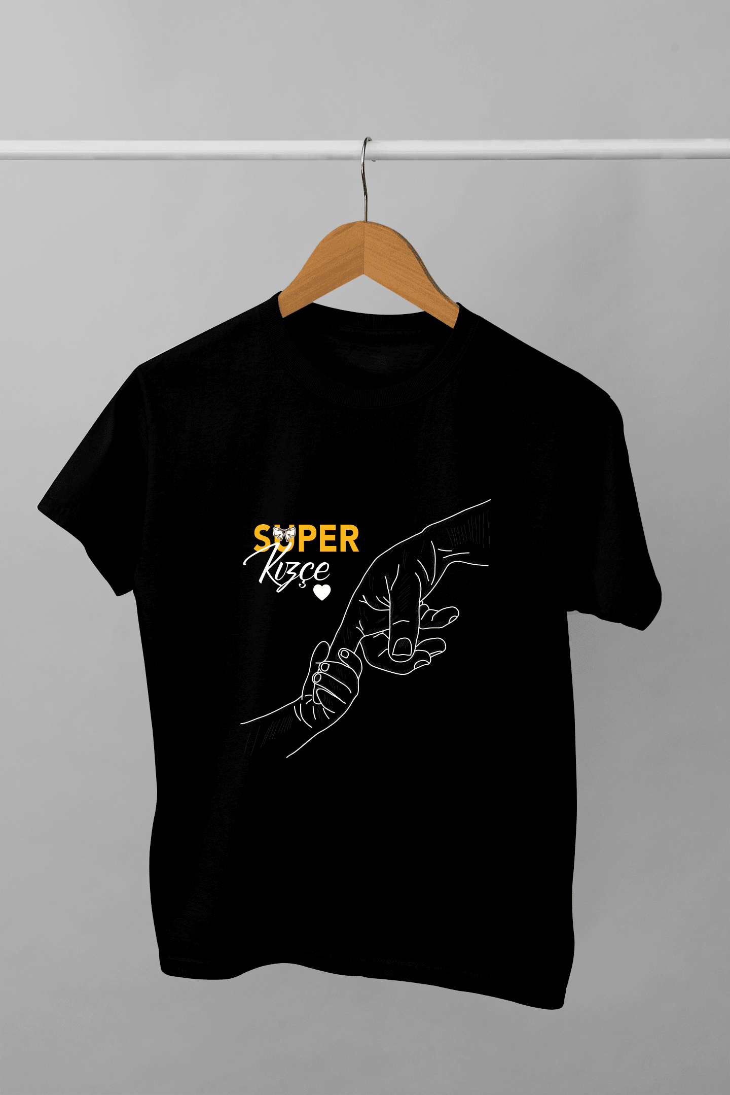 Süper Kızçe (Çocuk Tişörtü) (Babalar Günü)