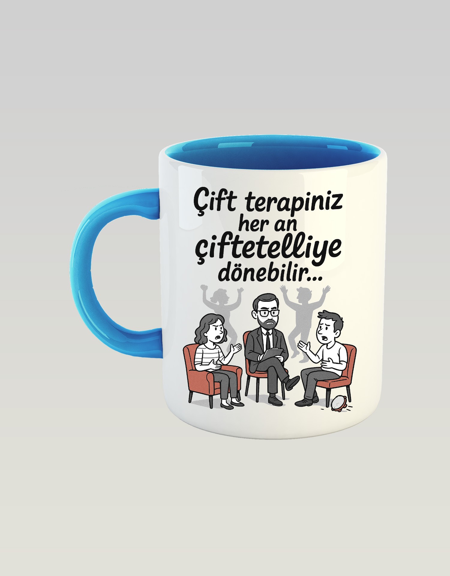 Çift Terapiniz Her An Çiftetelliye Dönebilir (Porselen Kupa)