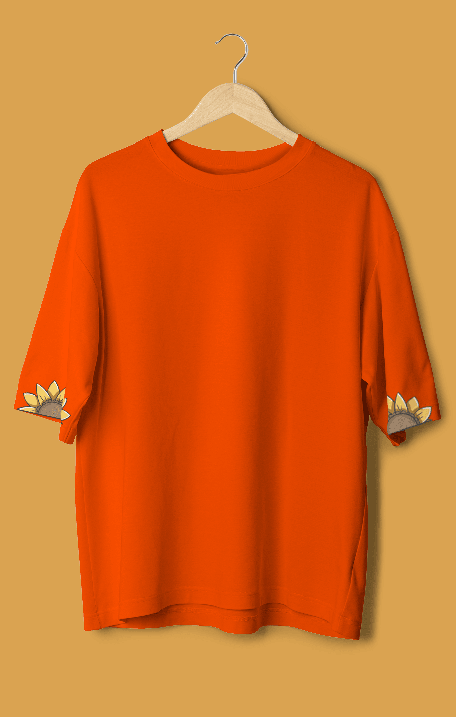 Kol Baskılı Gündendili Tişört (Orijinal Oversize Tişört)