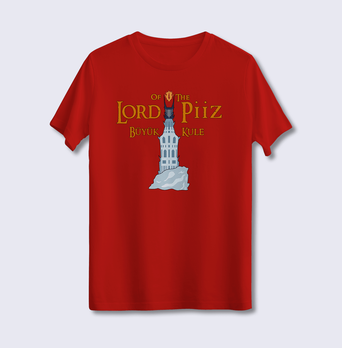 Lord of The Piiz Büyük Kule (Üniseks Tişört)