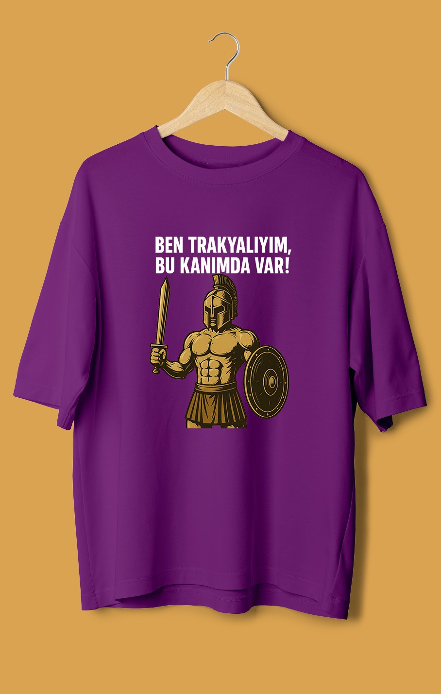  Ben Trakyalıyım, Bu Kanımda Var (Orijinal Oversize Tişört)