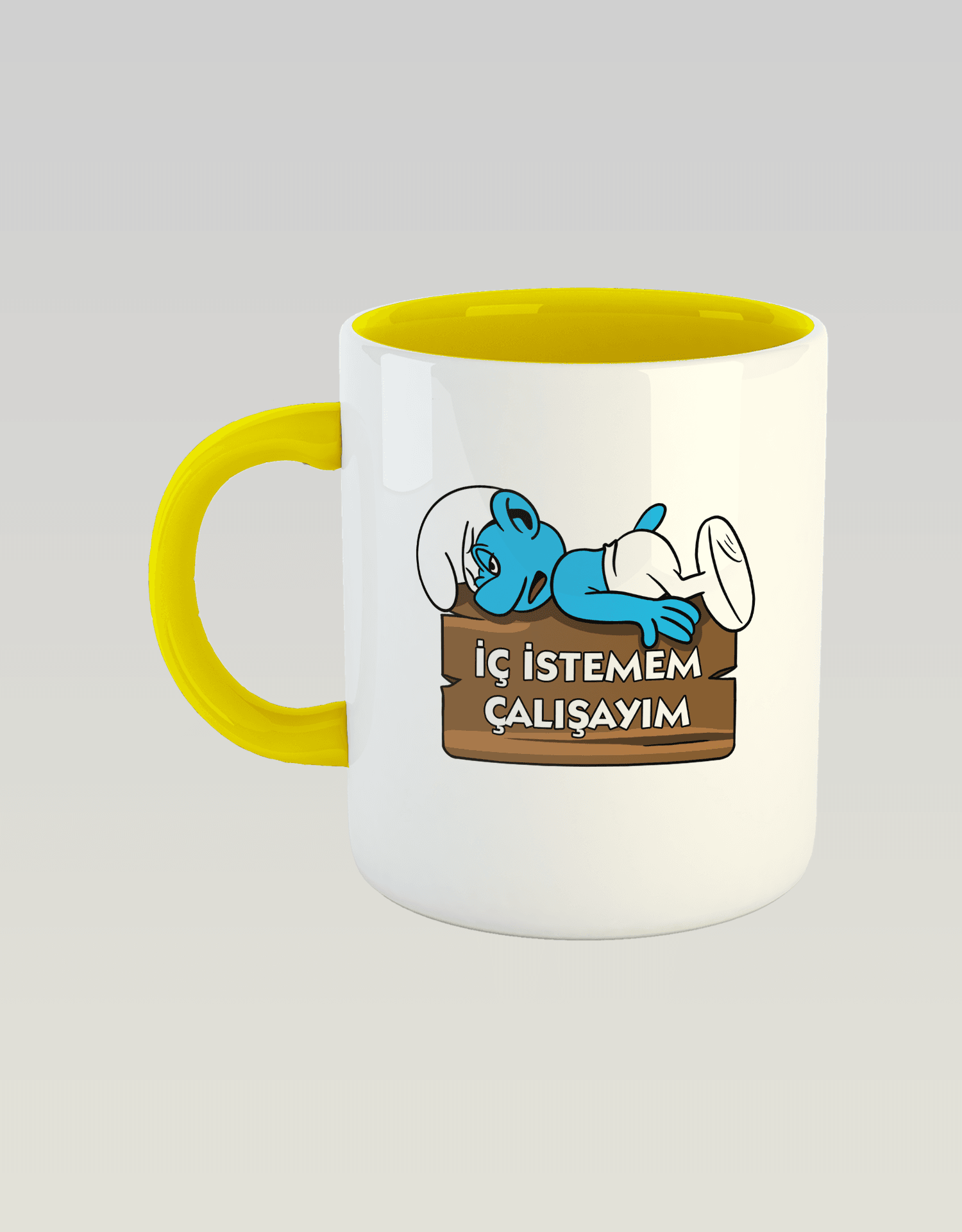 İç İstemem Çalışayım Şirin (Porselen Kupa)