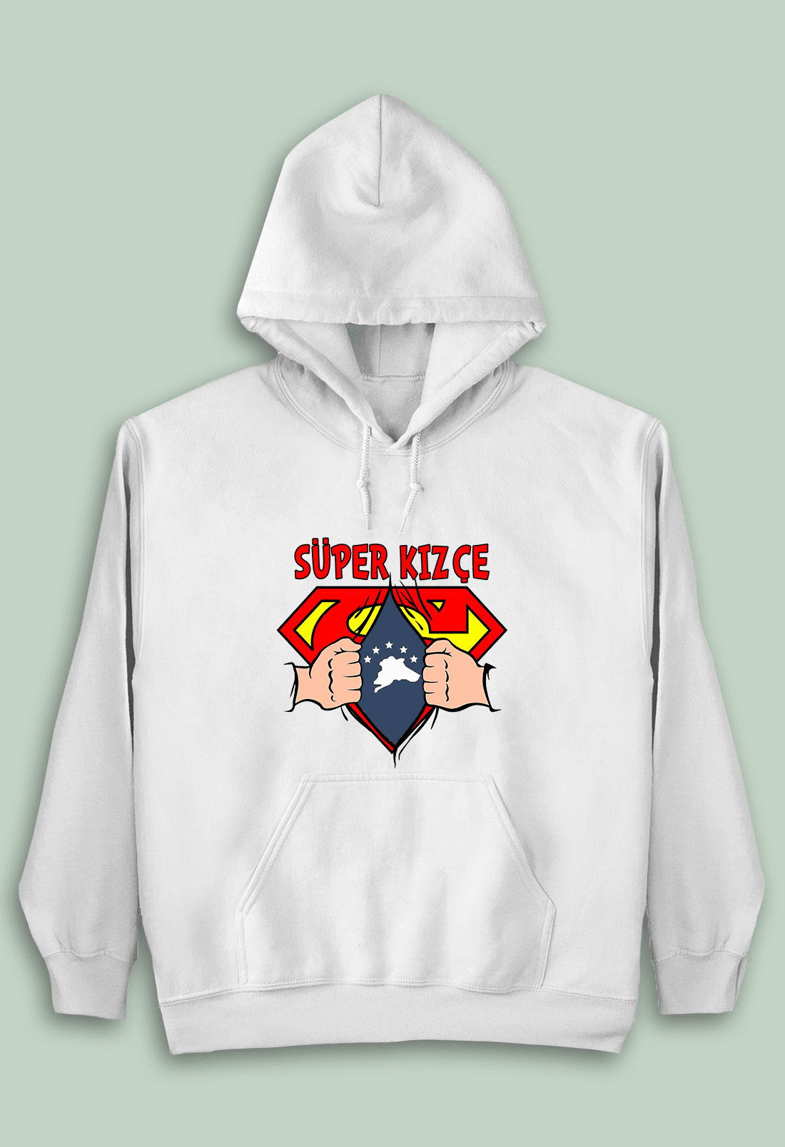 Süper Kızçe (Çocuk Kapüşonlu)