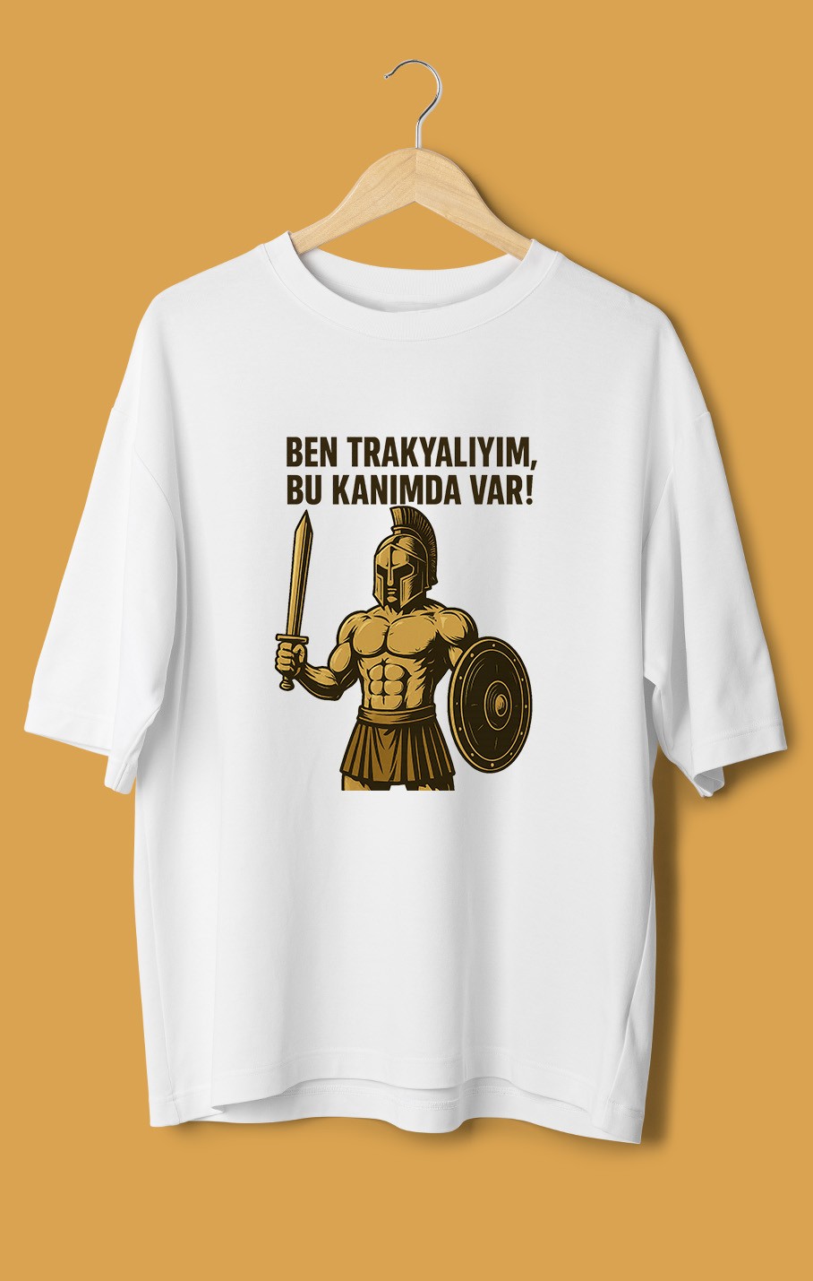  Ben Trakyalıyım, Bu Kanımda Var (Orijinal Oversize Tişört)
