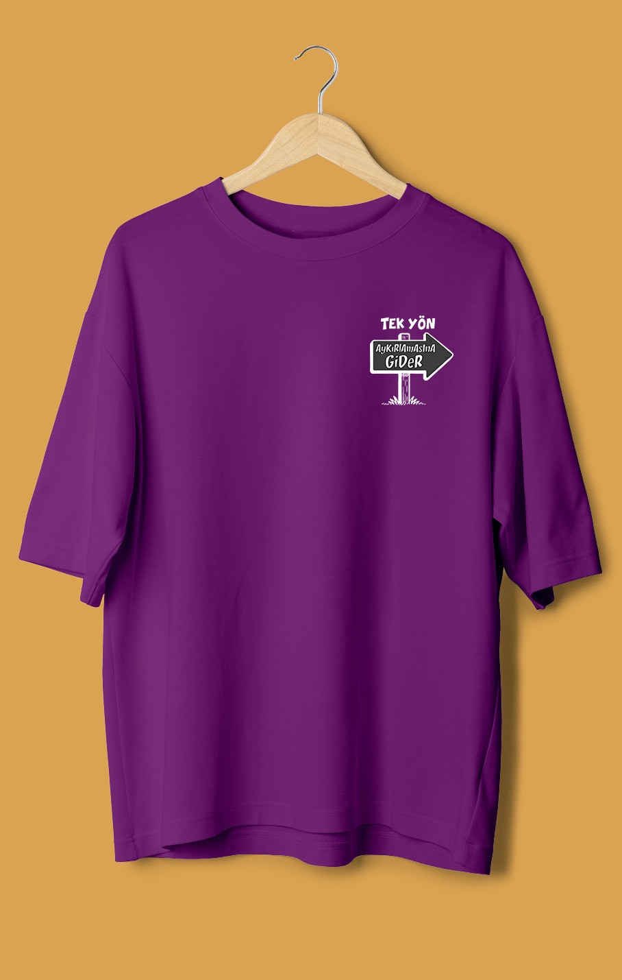 Tek Yön (Orijinal Oversize Tişört)