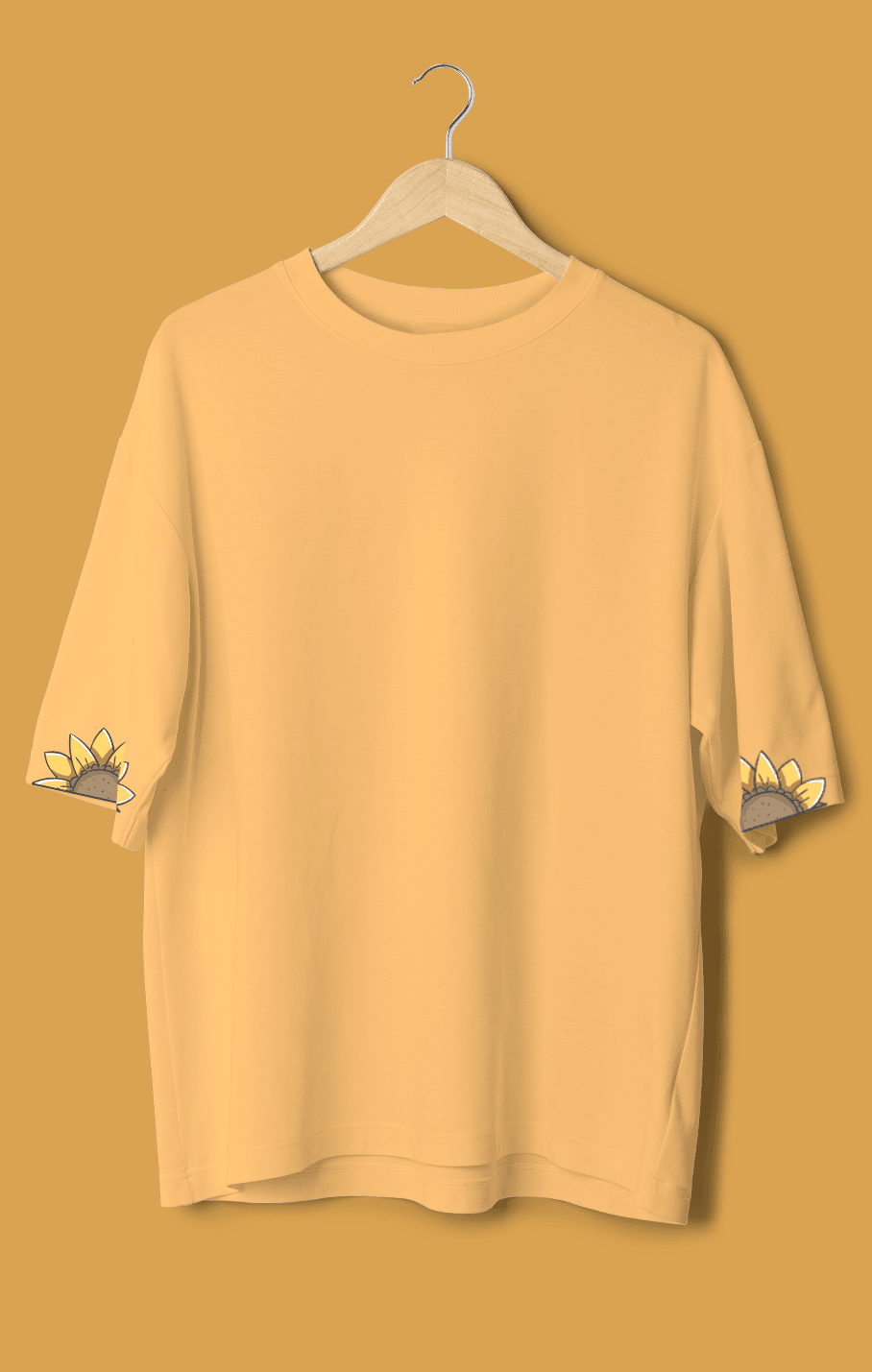 Kol Baskılı Gündendili Tişört (Orijinal Oversize Tişört)
