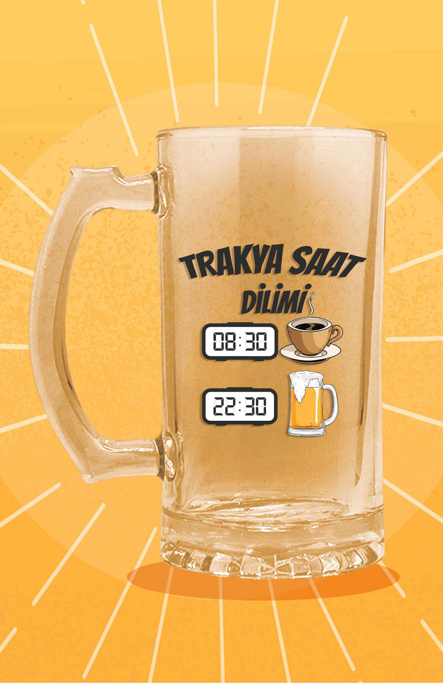 Trakya'da Saat Dilimi (Bira Bardağı)